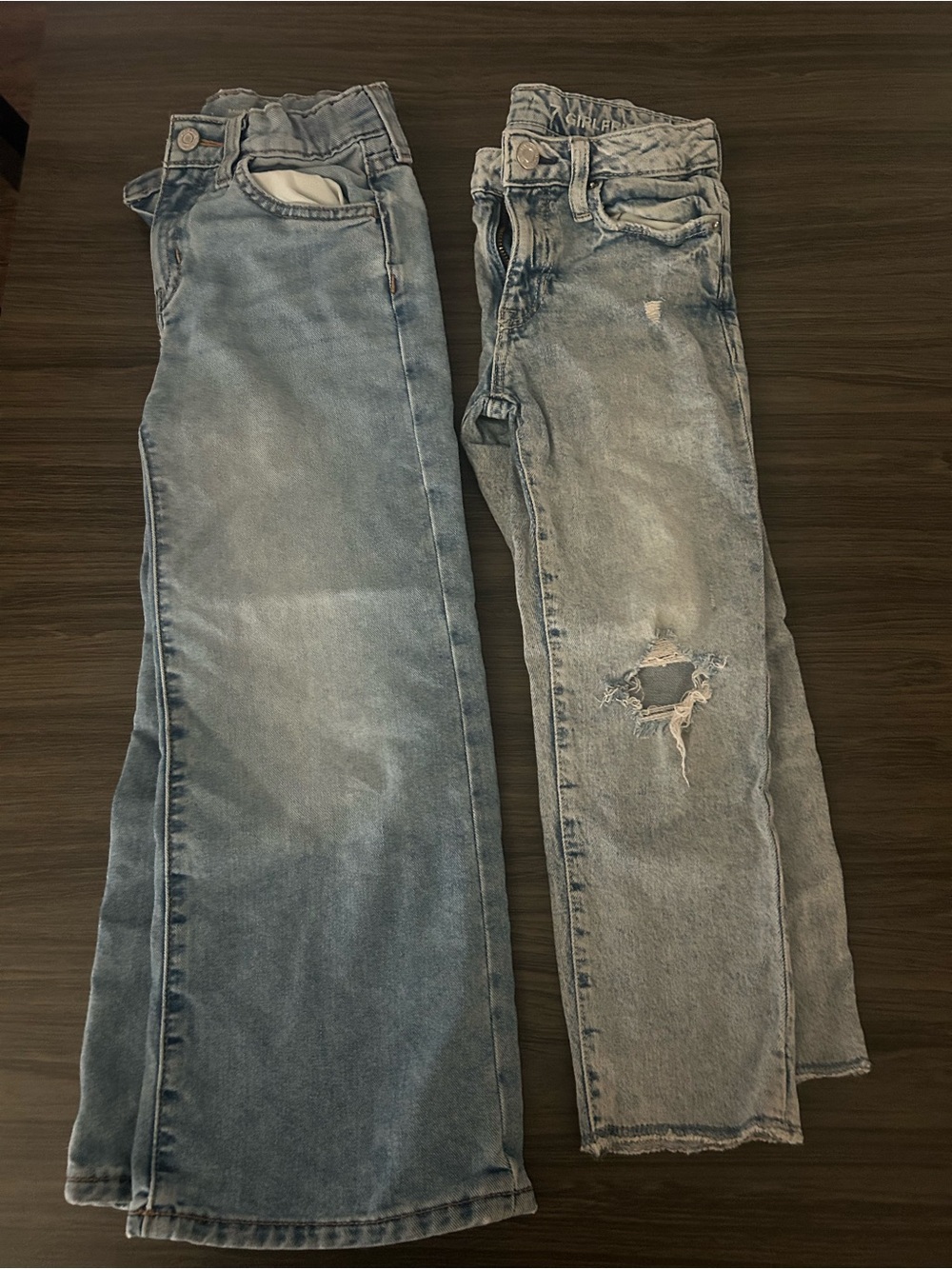 Old Navy Light Blue Girlfriend Jeans Pair